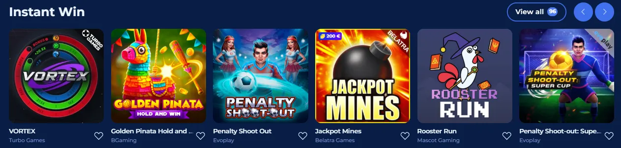 Leprezone casino instant_win games